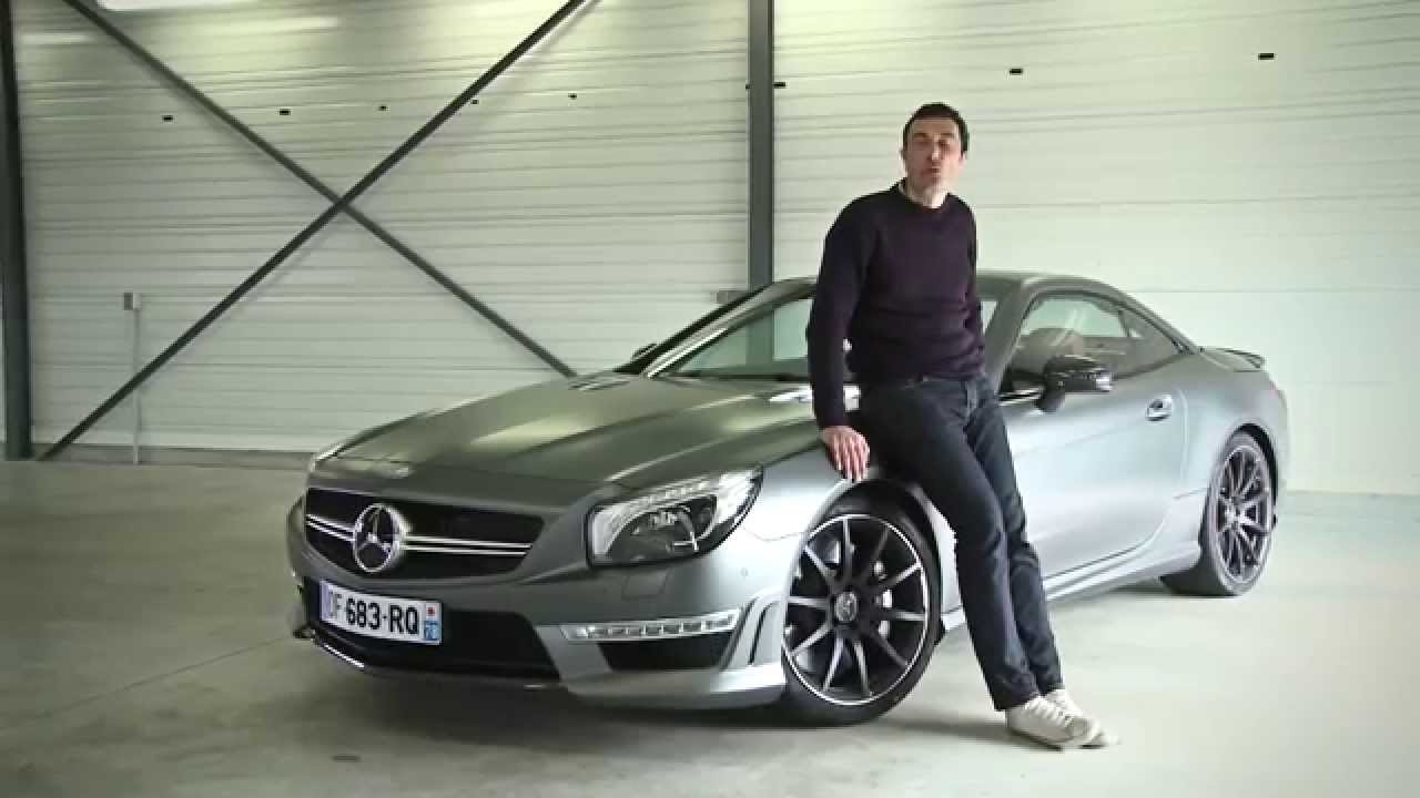 Essai Mercedes SL 63 AMG par Sport Auto