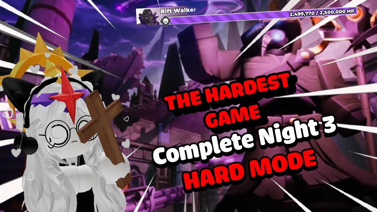 [Halloween Event TDS] - Complete Night 3 on Hard mode | Roblox TDS