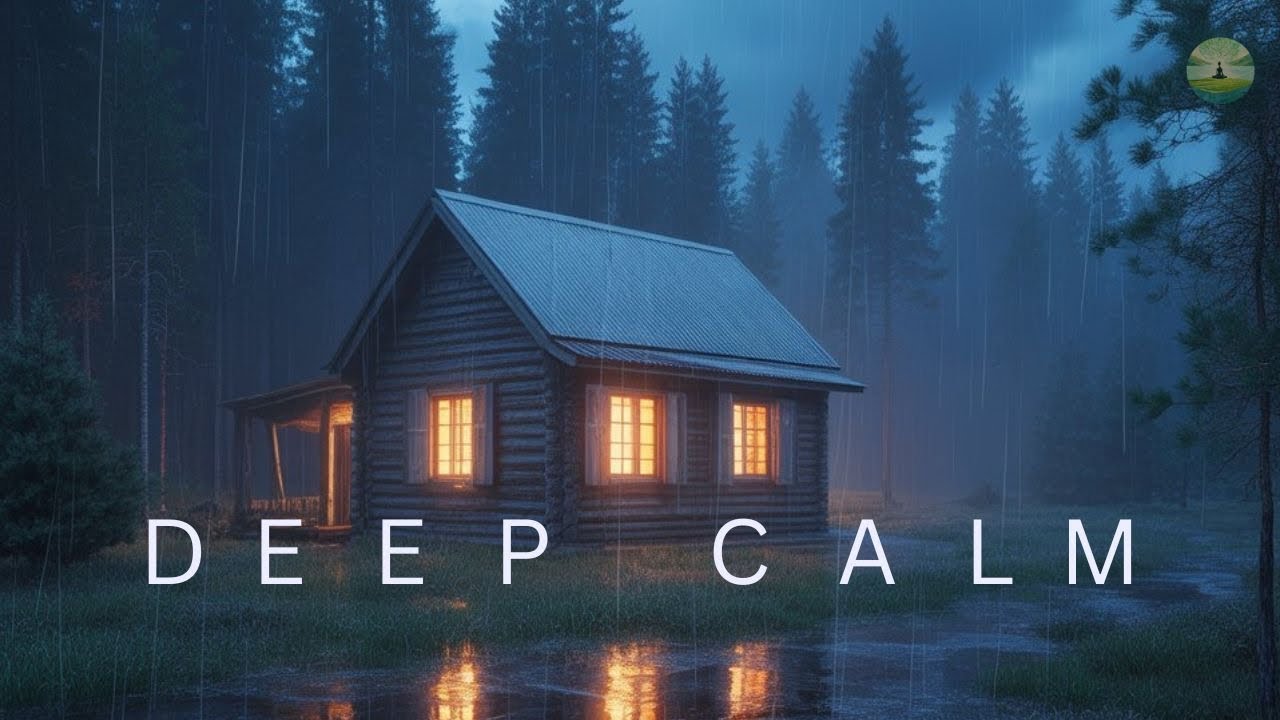 Take a Deep Breath and Enjoy a Calm Evening in a Cozy Cabin.