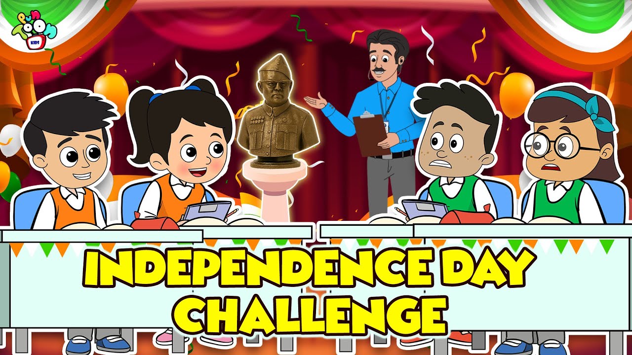 Independence Day Challenge | Telugu Kathalu | Moral Stories | Kids Animation Story | Puntoon Kids