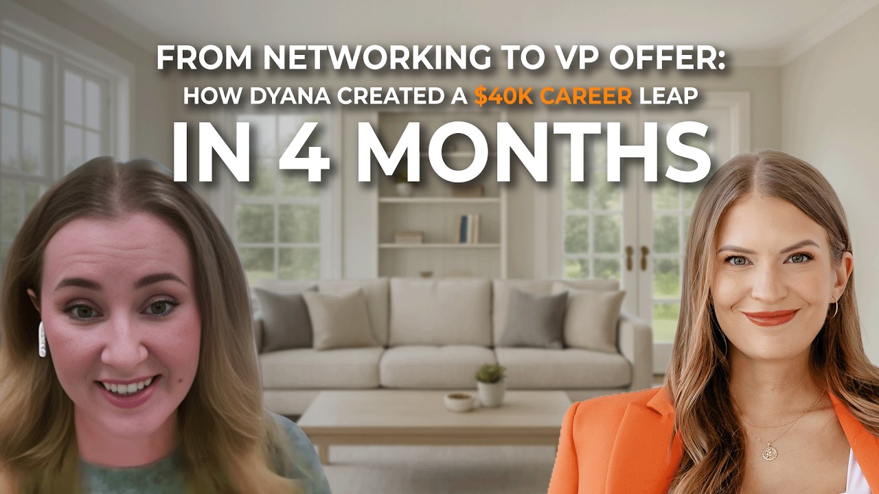 From networking to VP offer: how Dyana created a $40K career leap in 4 months