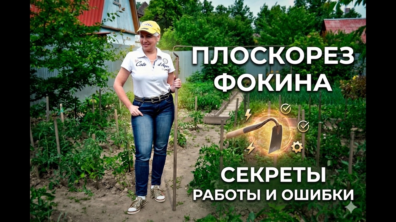 Плоскорез Фокина. Приемы работы и ошибки. Самый любимый садовый инструмент.