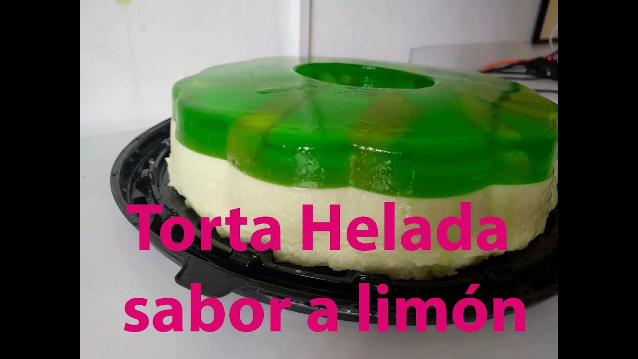 TORTA  HELADA DE LIMÓN