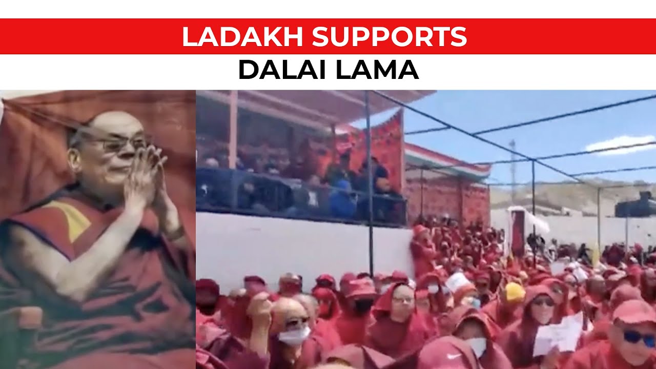 Dalai Lama row: Ladakh comes out in support, condemns ‘conspiracies’ to defame the spiritual leader