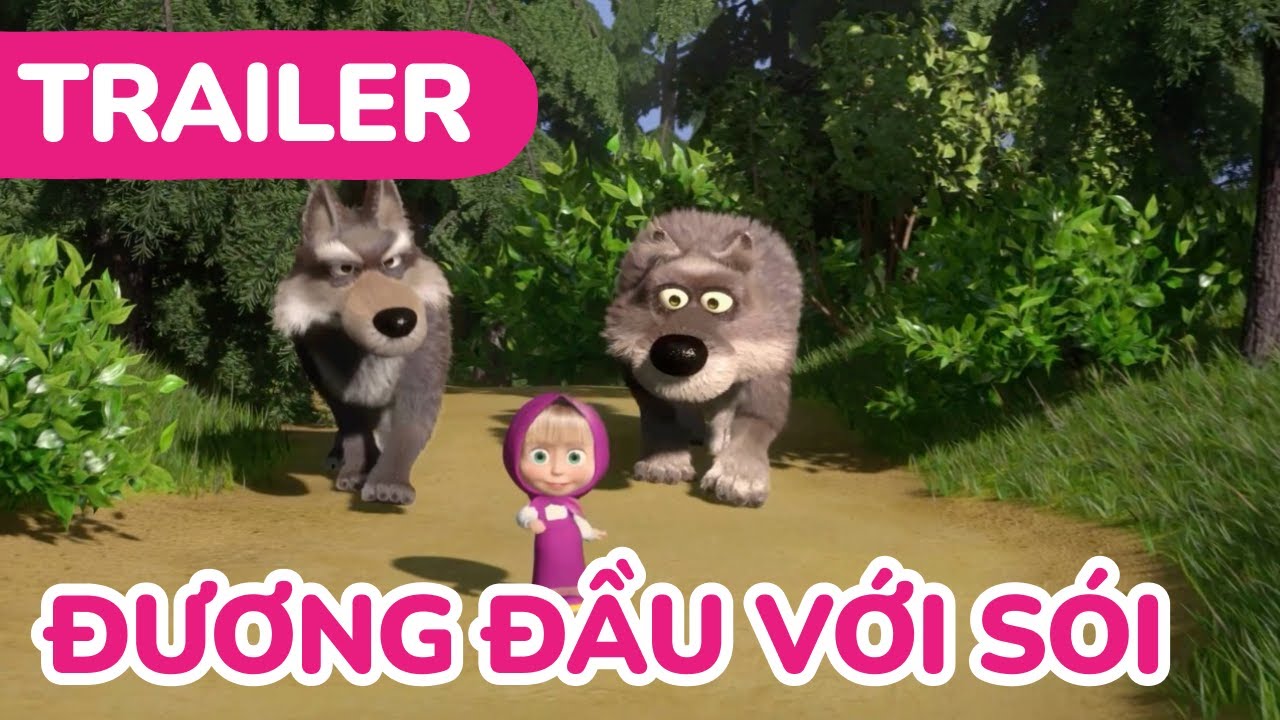 Cô Bé Masha và Chú Gấu Xiếc 🐺 Đương đầu với sói 💊👩‍⚕️ Trailer