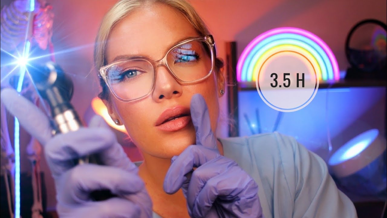 ASMR Irresistible Otoscope Exam, Up Close Ear to Ear Whispers, Ear Tapping👂 Binaural Tingle Overload