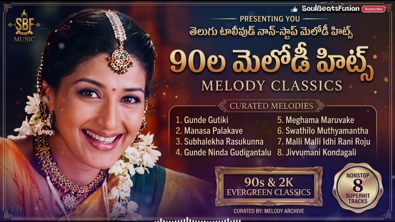 🔥 90's Hit Telugu Melody Classics | High Energy DJ Remix & Retro Mashup | SoulBeats Melody Mix 4