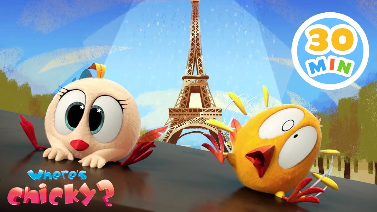 Chicky in Paris | Chicky's Playhouse | Kids Cartoons Collection