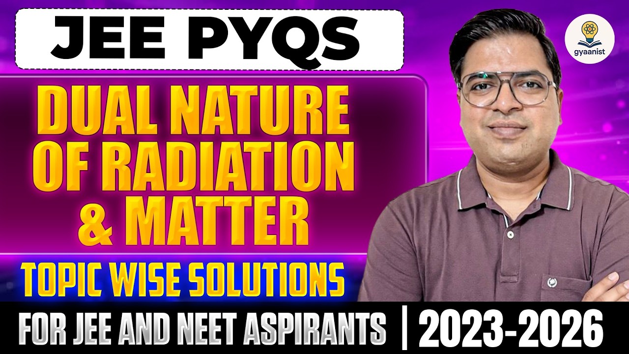 Modern Physics JEE Mains PYQ | Photo Electric Effect | Dual Nature of matter and radiation jee