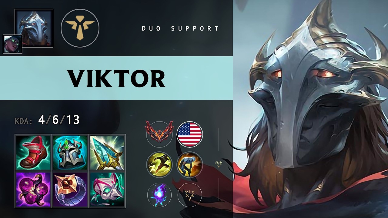 Viktor Support vs Sylas - NA Grandmaster Patch 26.12
