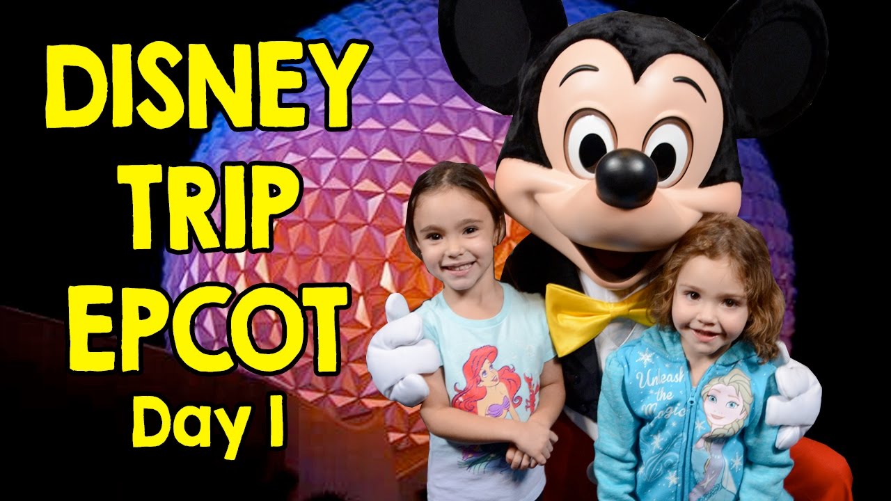 Meeting Mickey Mouse and Minnie Mouse at Disney EPCOT