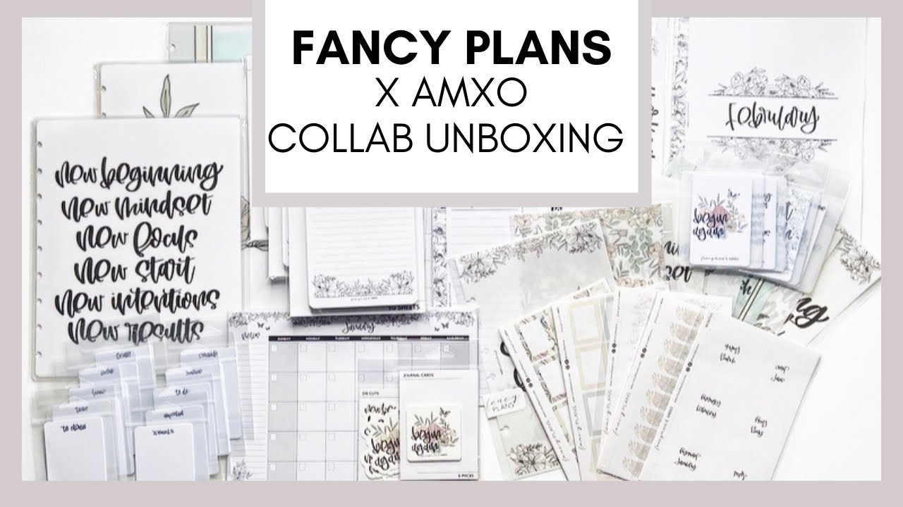 Распаковка коллаборации Fancy Plans x AMXO | At Home With Quita