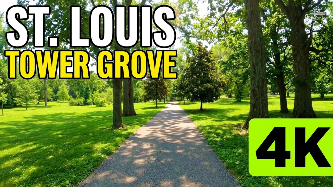 Virtual Tour of Tower Grove Park, St. Louis, MO: Explore the Beauty of Nature in 4K!