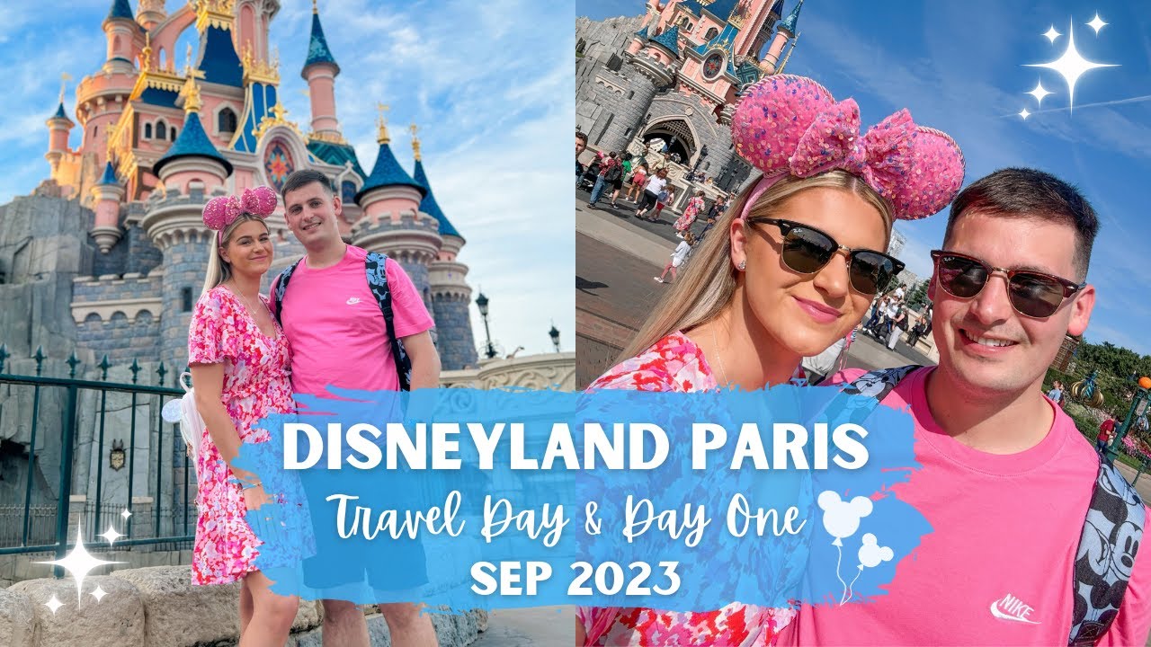 DISNEYLAND PARIS 🇫🇷🏰 Travel Day & Day 1 • Disneyland Park, Hotel Cheyenne & Fireworks - Sep 2023