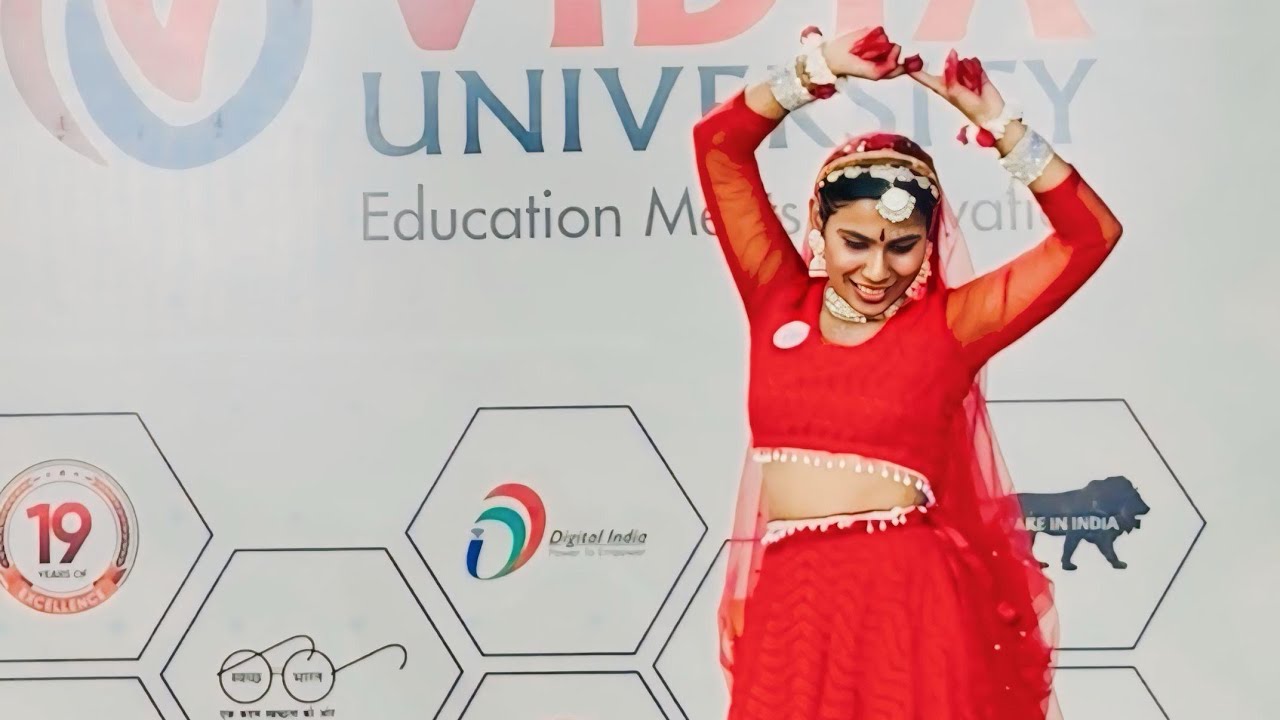 College Dance Performance❤️🧿😌🫂@Neeshu_Tyagi #neeshutyagi #classicaldance #classicalmusic #kathak 