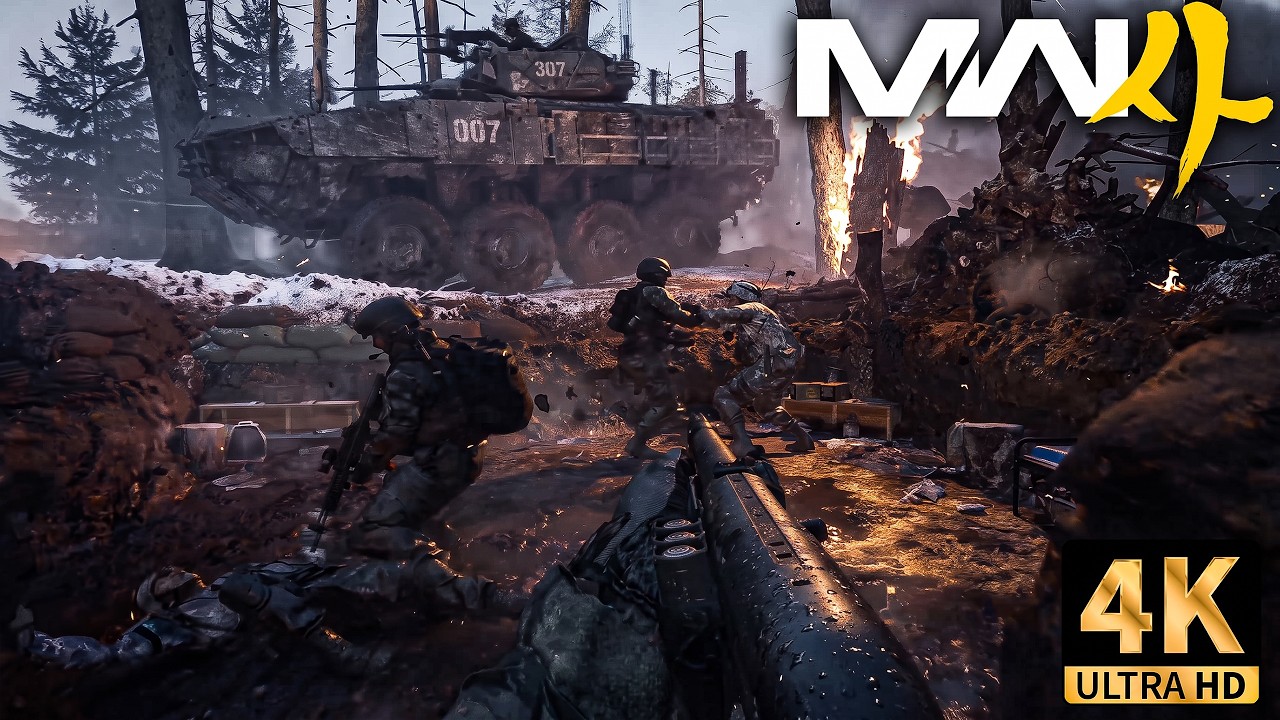 Call of Duty Modern Warfare 4 Campaign , First Look｜Entrenched｜4K