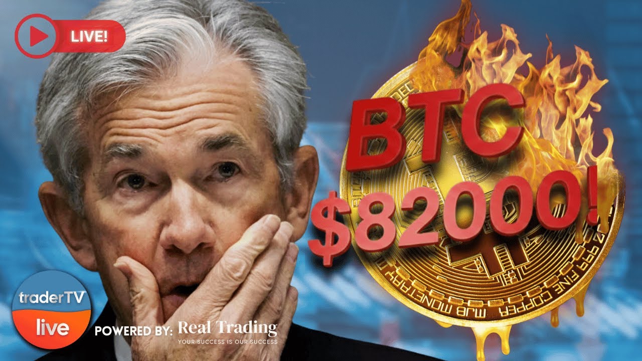 🚨 Bitcoin in FREEFALL &mdash; Tech Crushed, Media Empire Bidding WAR & Fed Panic Builds | Live Trading