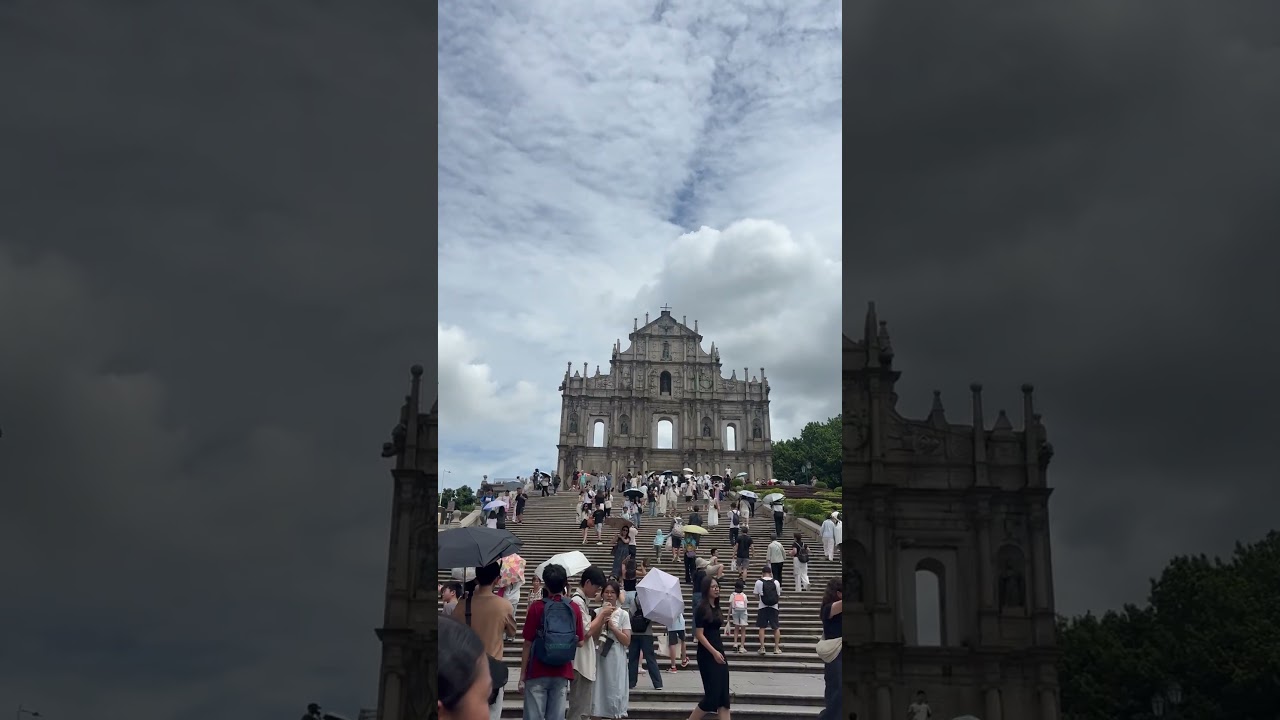The Ruins of St.Pauls #reels #travel #macau #ruins