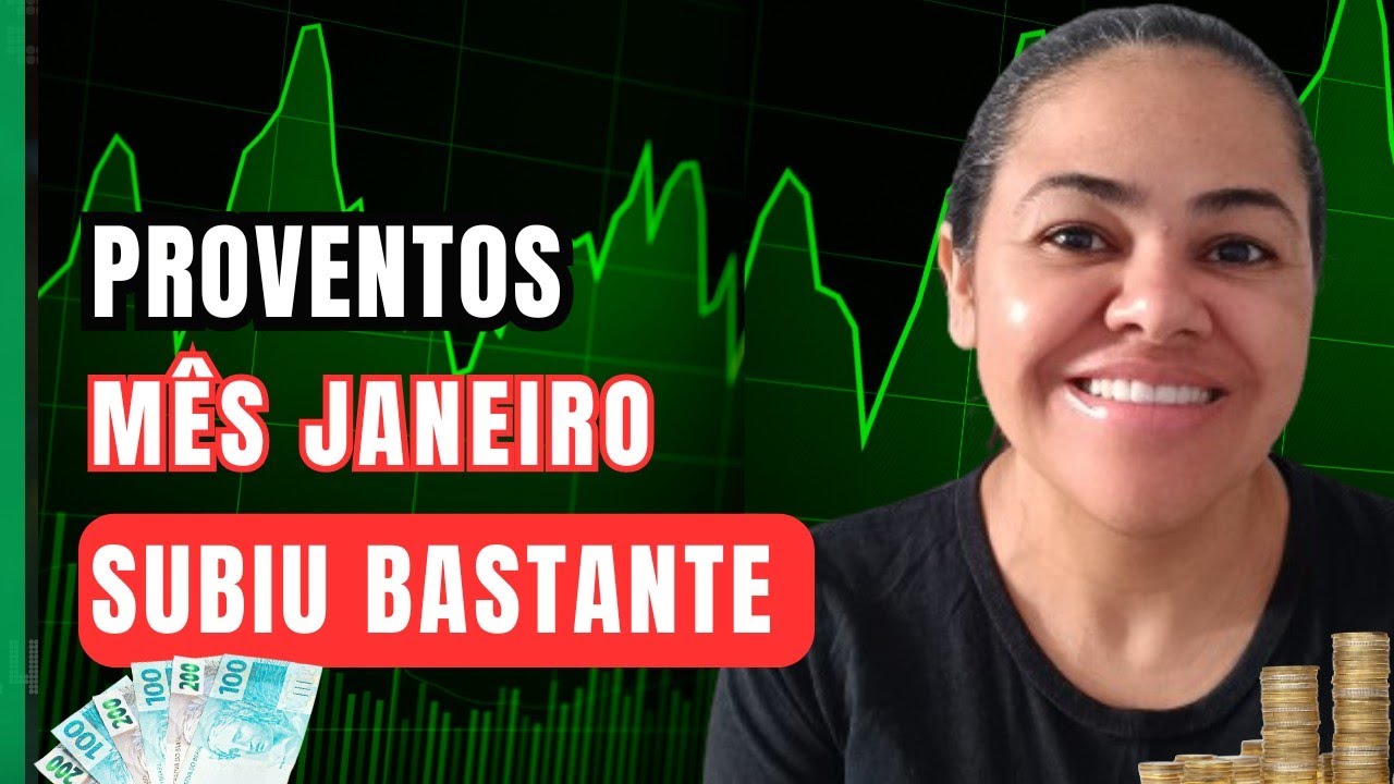 RECEBI BASTANTE DIVIDENDOS ESSE MÊS 