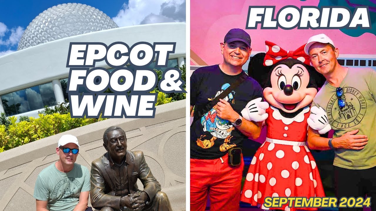 Epcot Food & Wine & Celebration Halloween Decorations | Walt Disney World Florida Vlogs Sept 2024