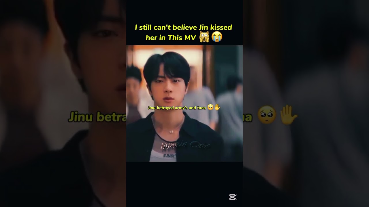 Jin kissed her in this mv 😭🙂 #bts #kpop #vrialreels #fypage #btsarmy #ytshorts #trending