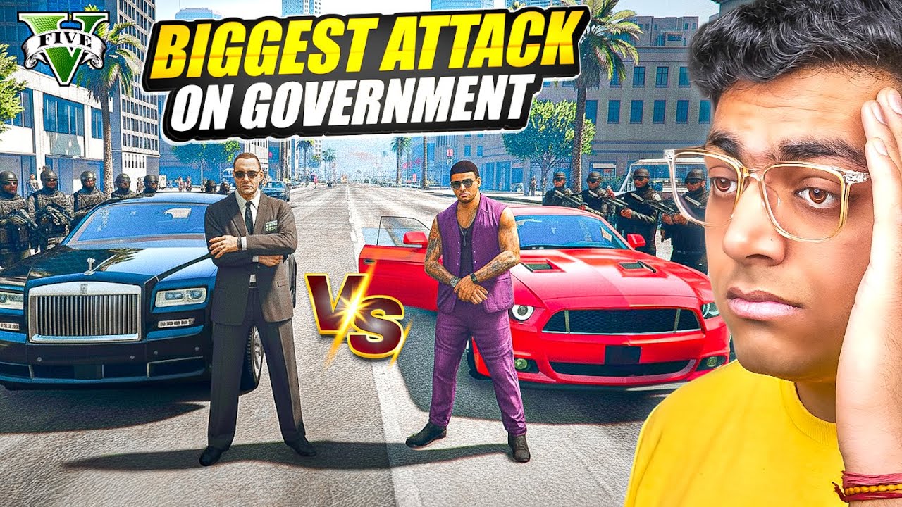 BIGGEST Gang Attack On The Government In GTA 5 😱 | Can We Save The City's Governor? 😰 | GTA 5 RP #11