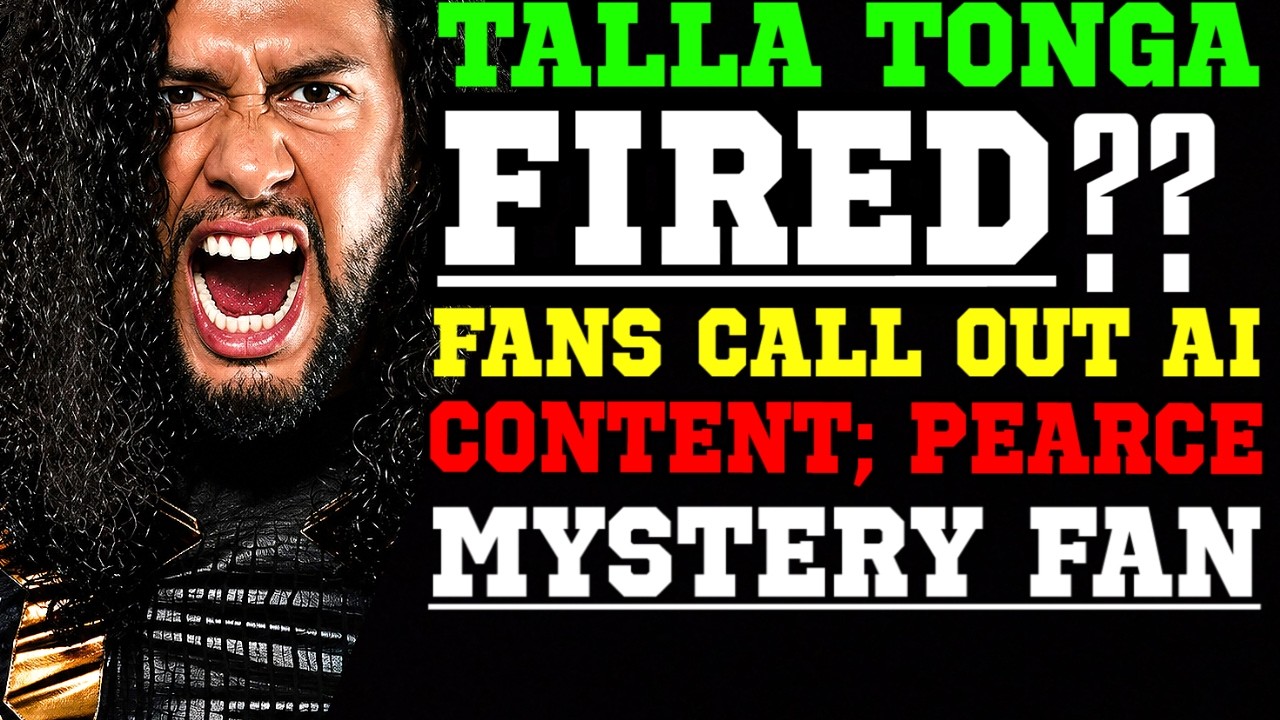 WWE News! WWE Fired Talla Tonga? Fans Call WWE's AI-Generated Content! Adam Pearce Mystery Fan!