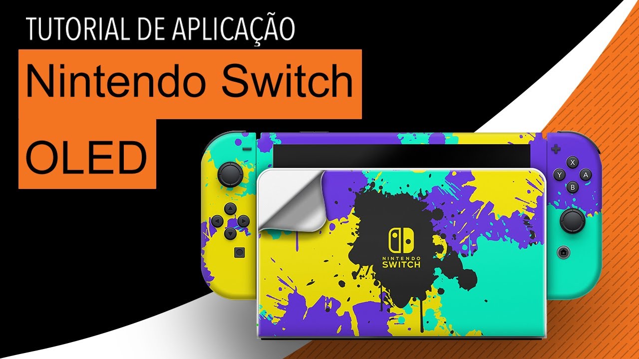 Como aplicar a Skin PREMIUM no Nintendo Switch Oled - Pop Arte Skins Tutorial