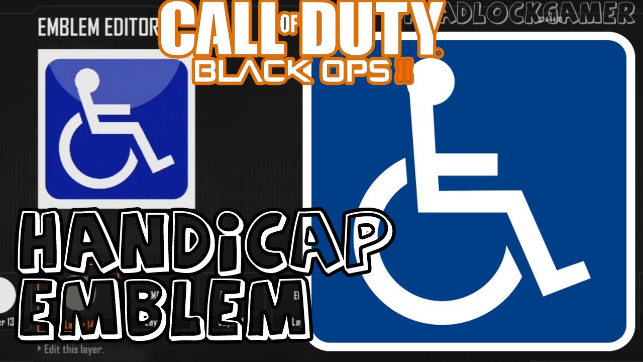Handicap Emblem Black Ops 2 || Tutorial