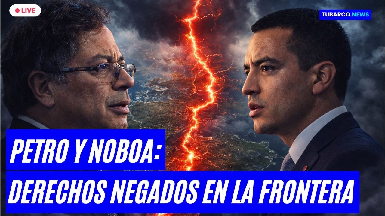 Petro y Noboa niegan derechos en la frontera: aranceles, energía y crisis humanitaria