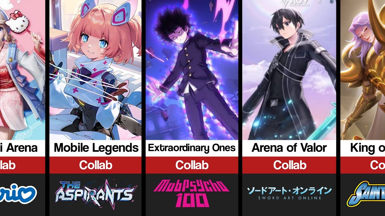 ANIME X MLBB, AOV, KOG, ONMYOJI ARENA, EXTRAORDINARY ONES