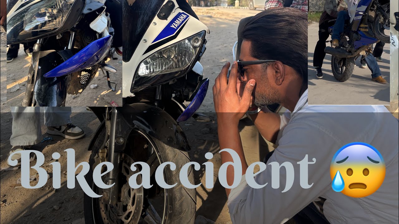 Bike accident 😢 full masti in patiala 😅
