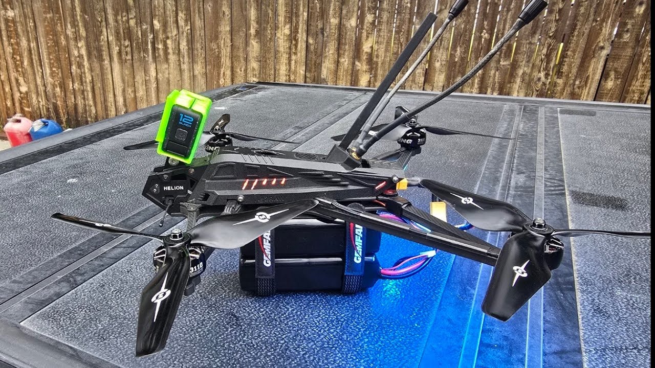 Helion 10 test flight 18000mah