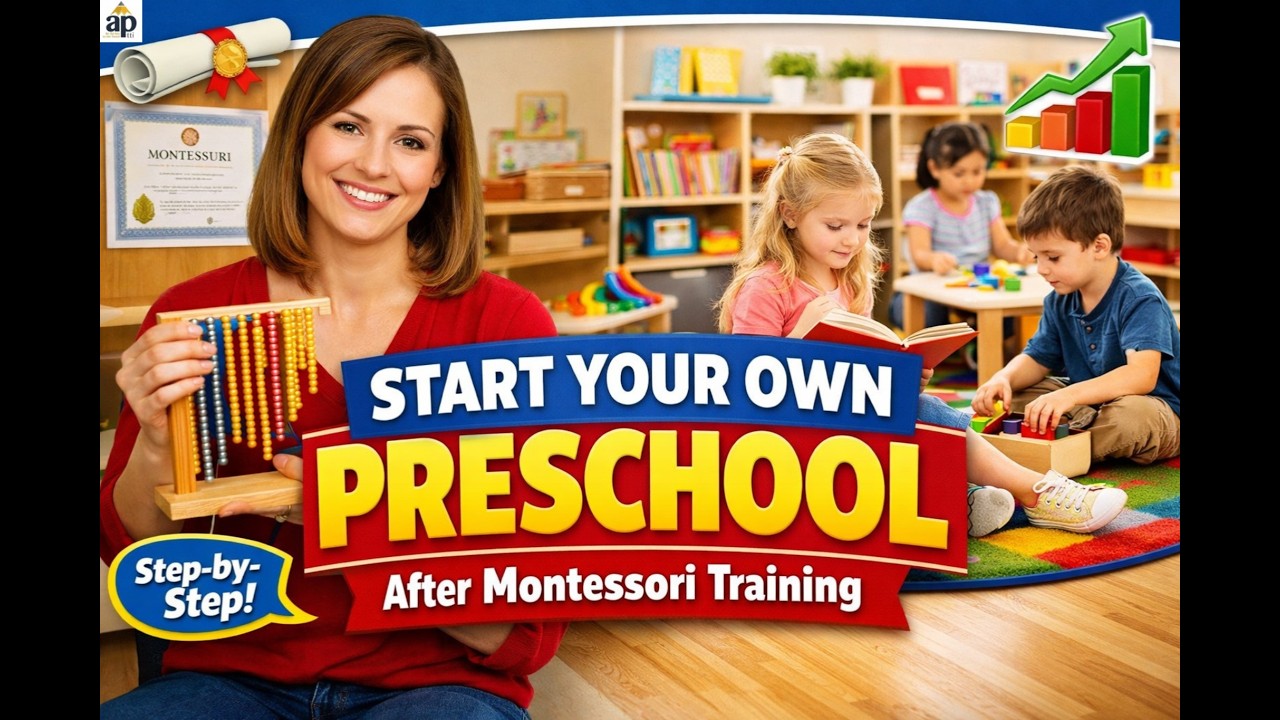 How to Start Your Own Preschool After Montessori Teacher Training