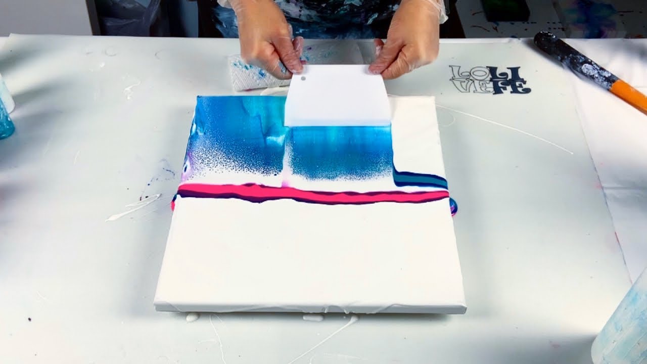 #153 - My first ever SWIPE & I am so excited! | Fluid Artist | Acrylic Pouring