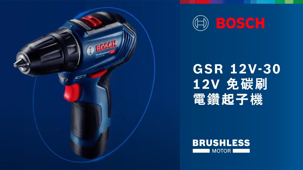 新! 博世12V無刷電鑽起子機 - Bosch GSR 12V-30 Professional