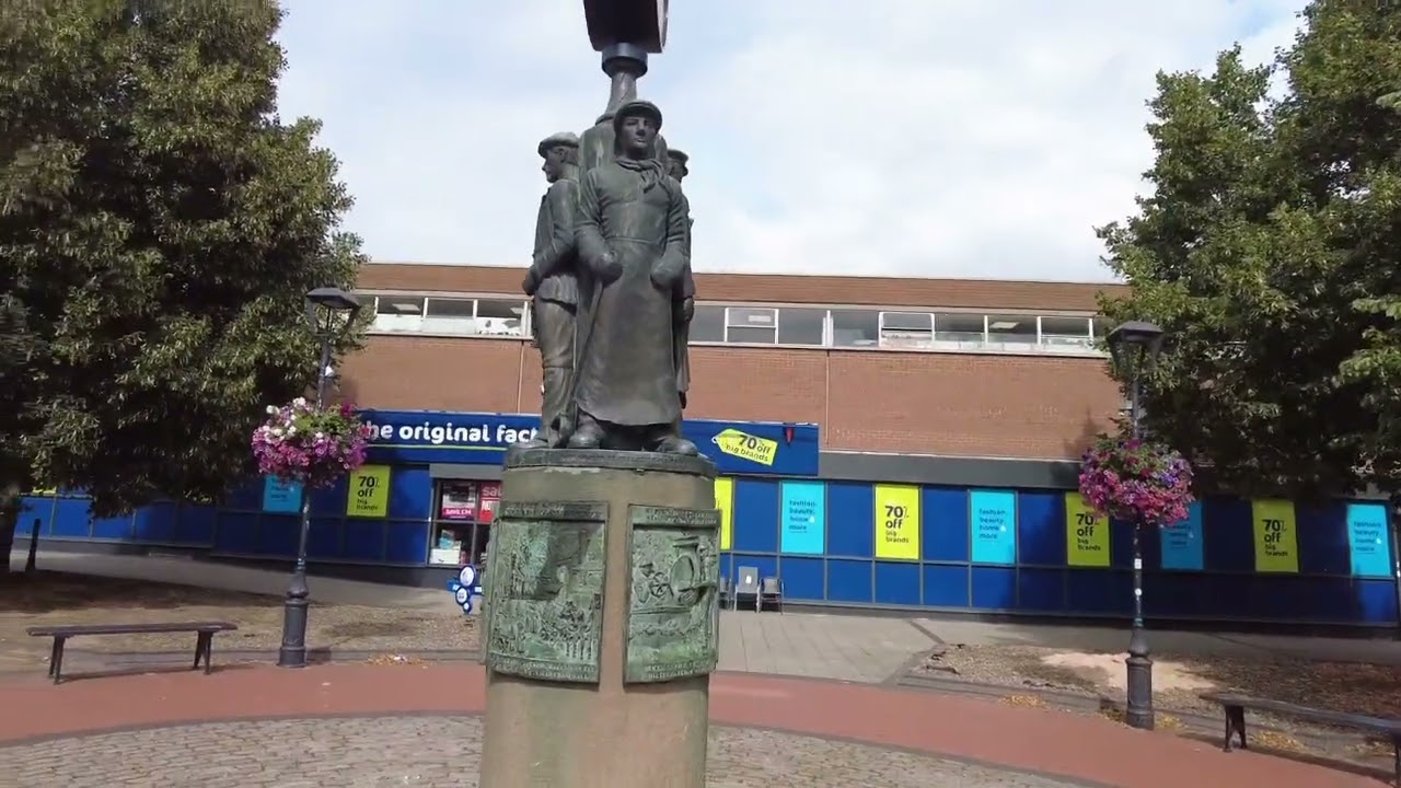 Staveley town centre in Derbyshire