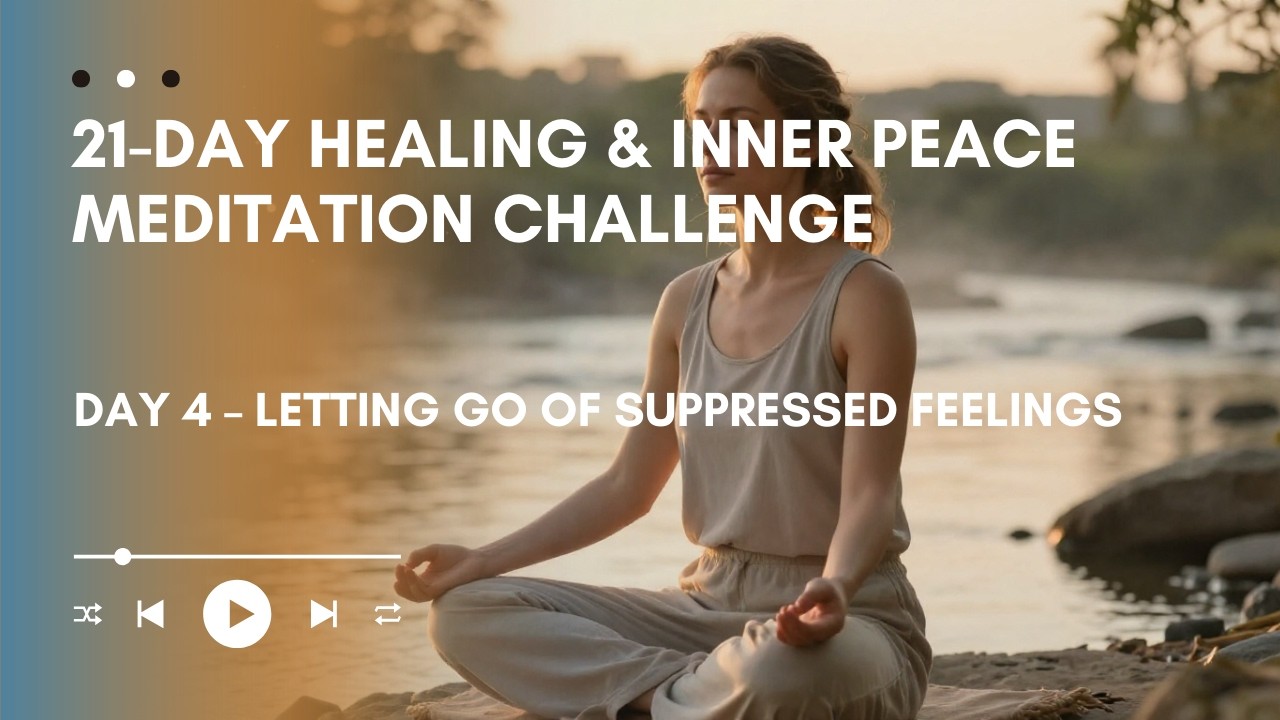 Day 4: Letting Go of Suppressed Feelings | 21 Day Healing & Inner Peace Meditation Challenge