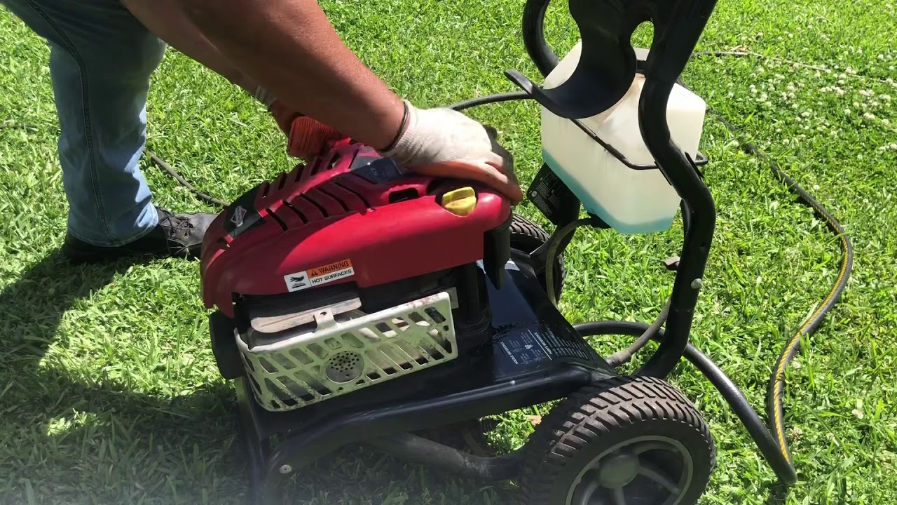 Lavadora a presión Craftsman 3000psi mantenimiento