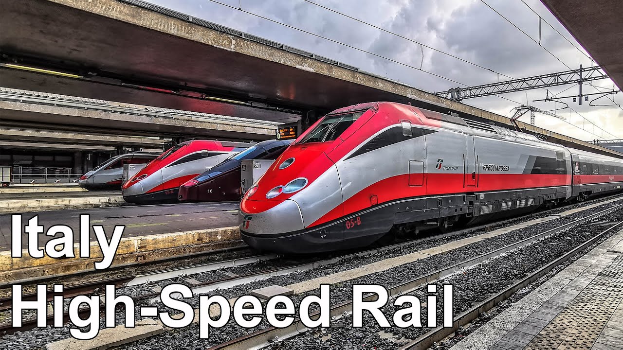 🇮🇹 High-Speed Rail in Italy - Frecciarossa / NTV Italo (4K) (2020)