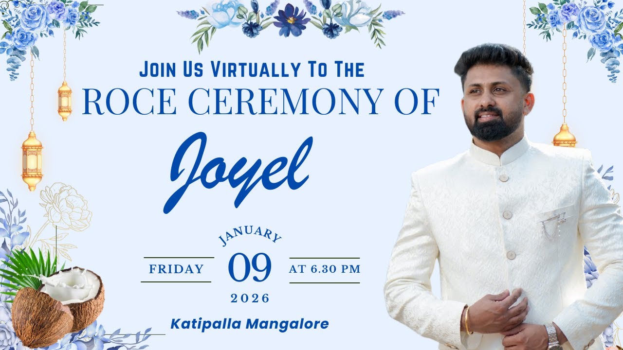 Roce Ceremony of Joyel | 09.01.2026 | Katipalla , Mangalore