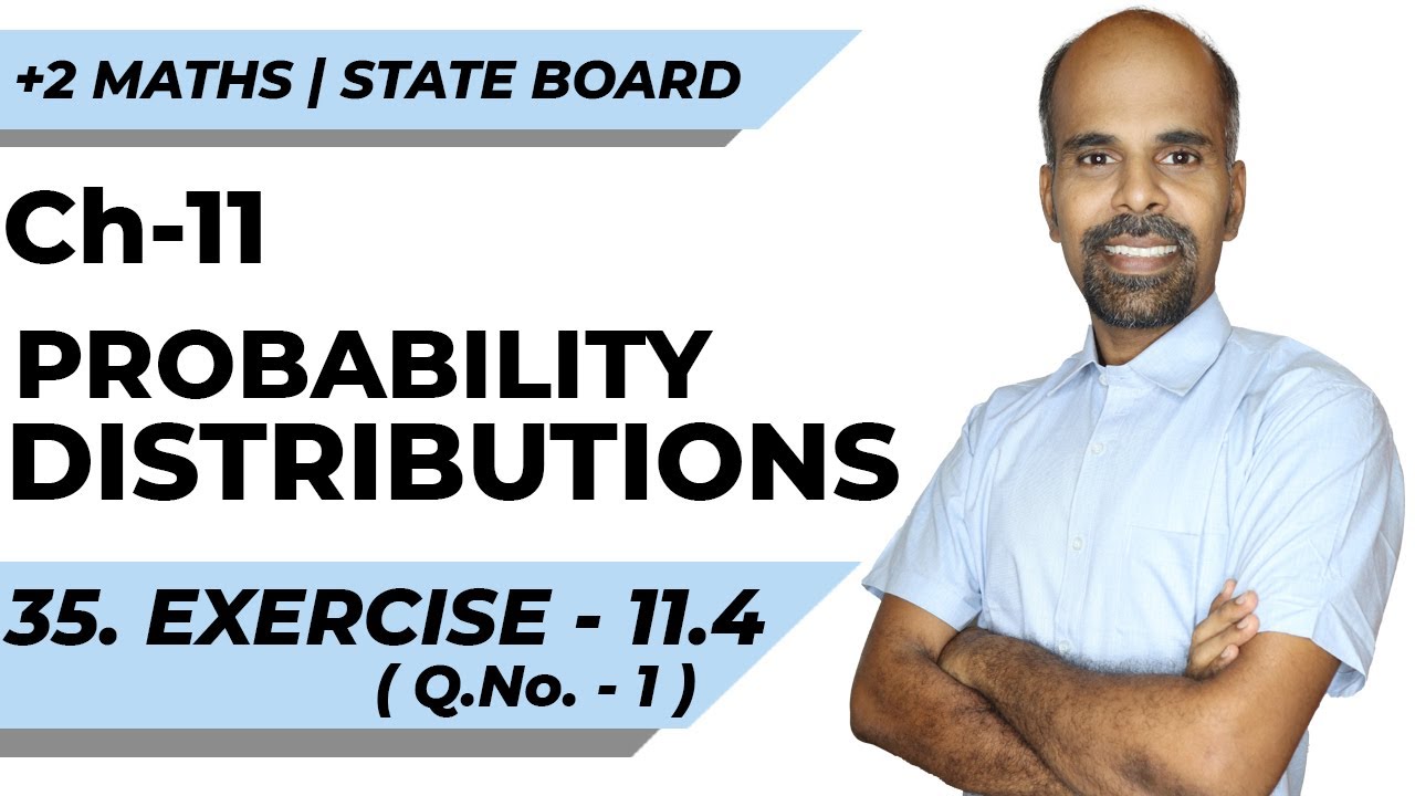12th | ex. 11.4 | Q.No. 1  | Probability Distributions | Chapter 11 | State Board | ram maths