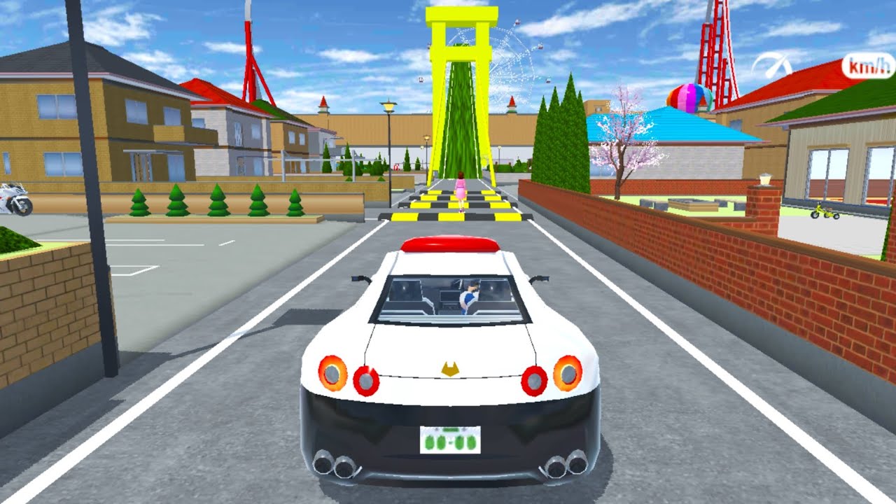 Tanjakan Polisi tidur berlumut Licin menuju istana 🤣 sakura school simulator