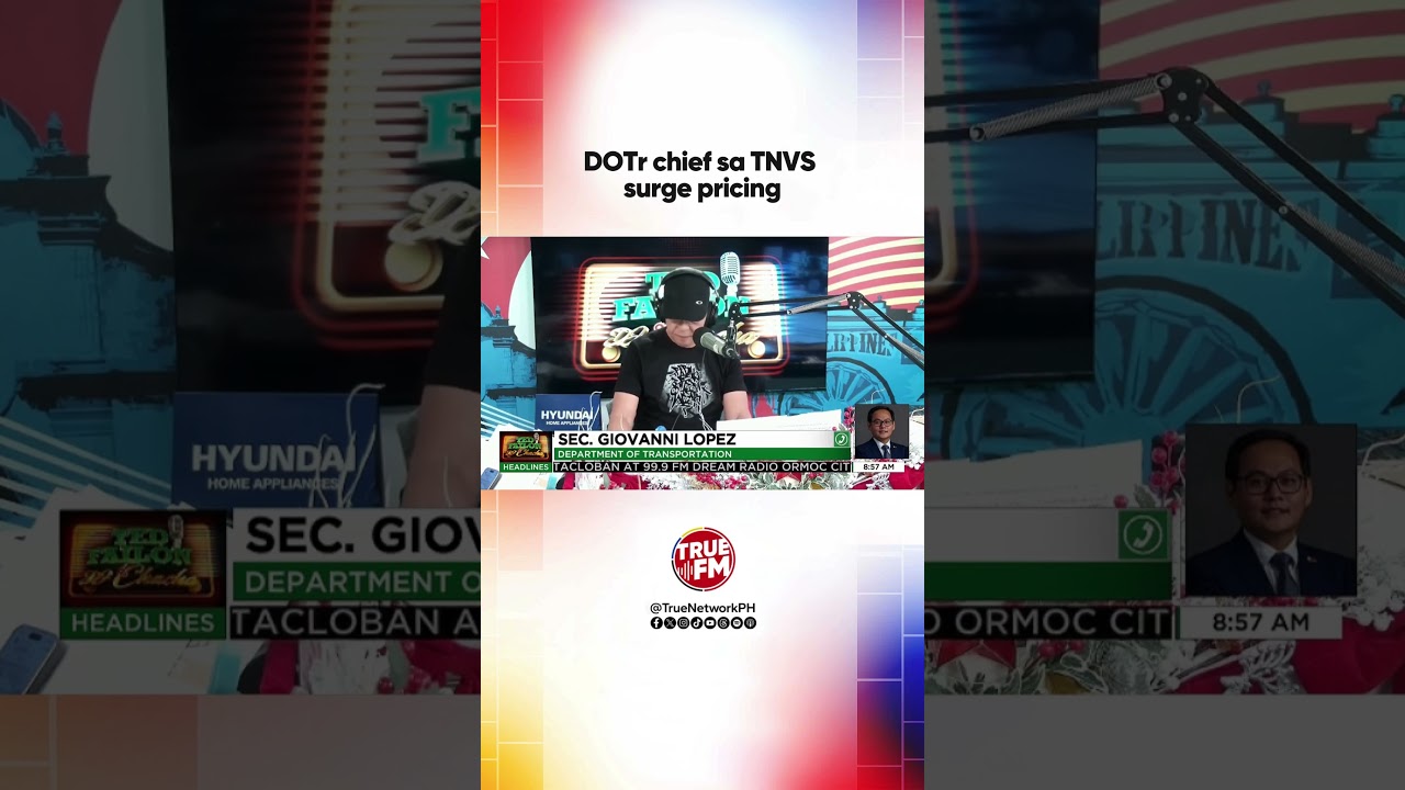 DOTr chief sa TNVS surge pricing | Ted Failon & DJ Chacha