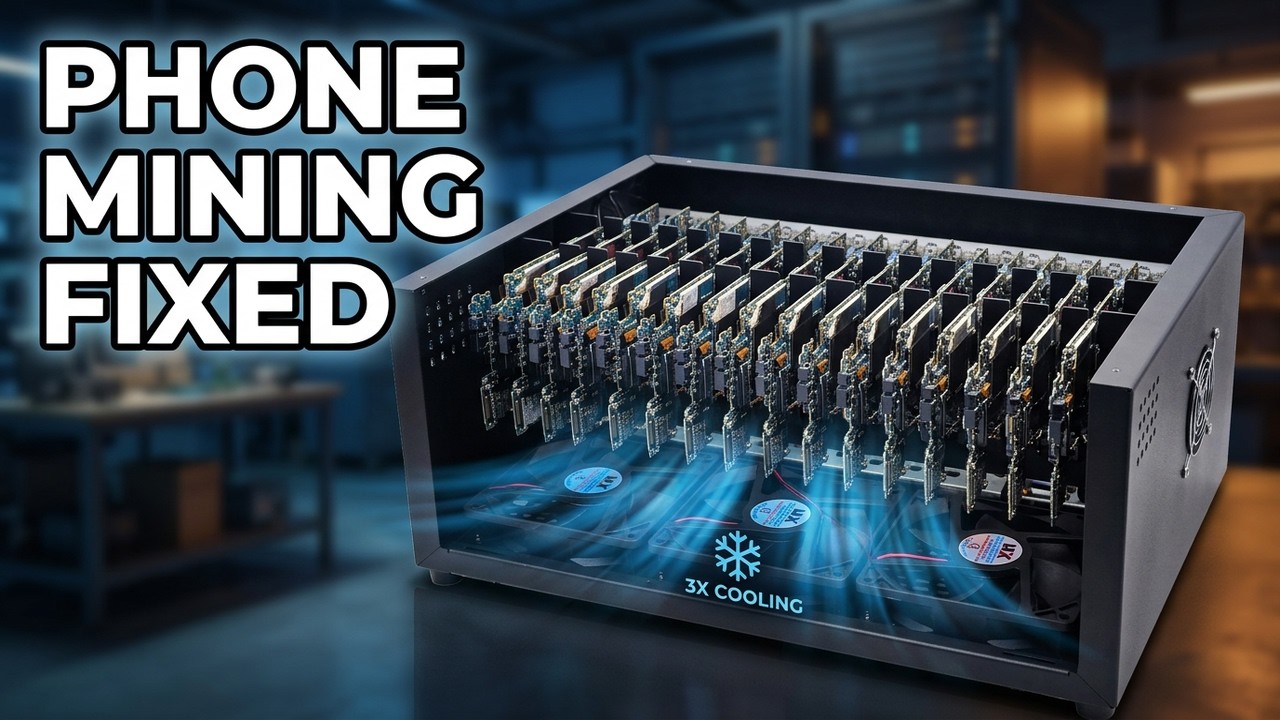 CellHasher Unboxing & Overview | Mining Server Case for Phones