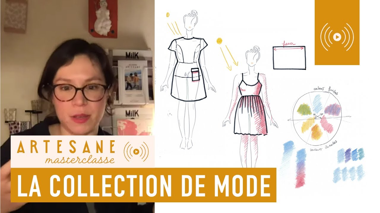 Comment dessiner une collection de mode ?  - Masterclasse arts graphiques Artesane