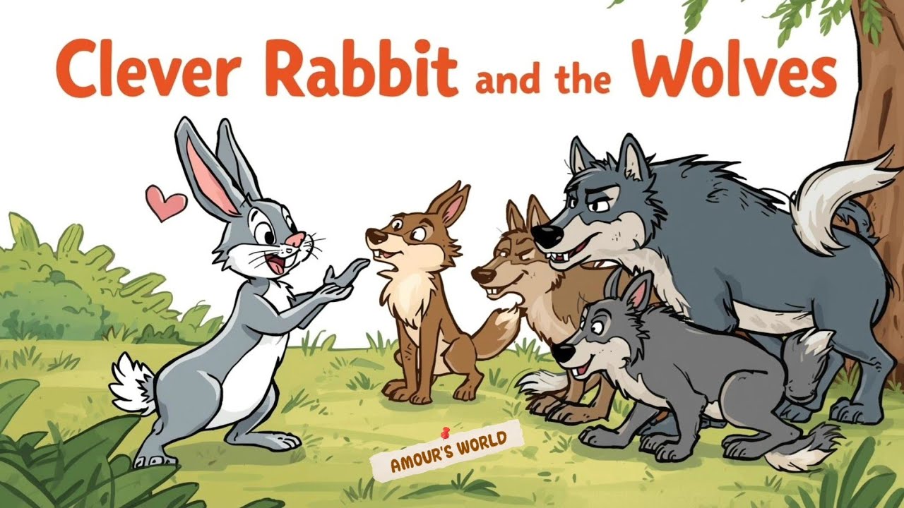 CLEVER RABBIT and the WOLVES 📚 Kids Story Read Aloud 