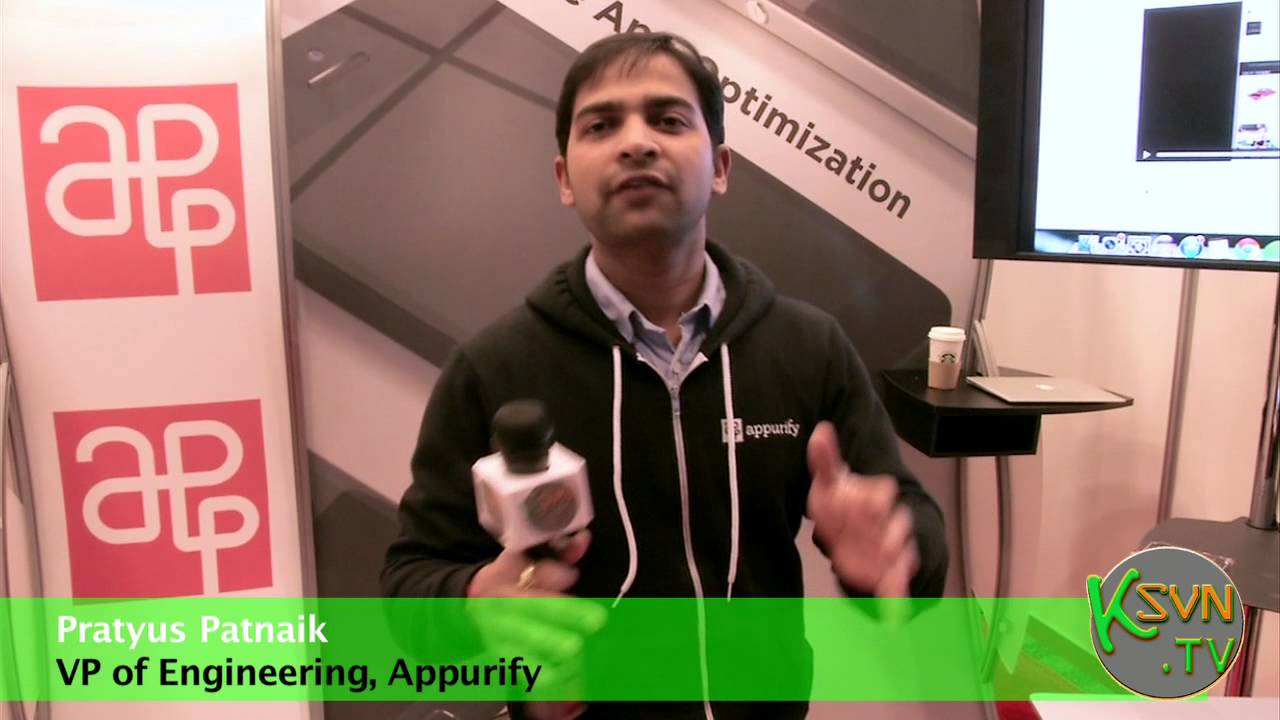 @Appurify talks with #KSVNTV at @Apps_World