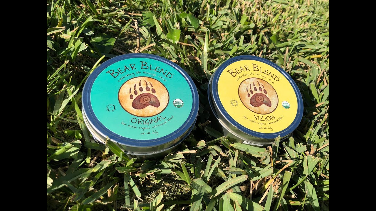 REVIEW Bear Blend Herbal Formulas: OG & Vizion Smoking And Drinking Herbal Tea Blends