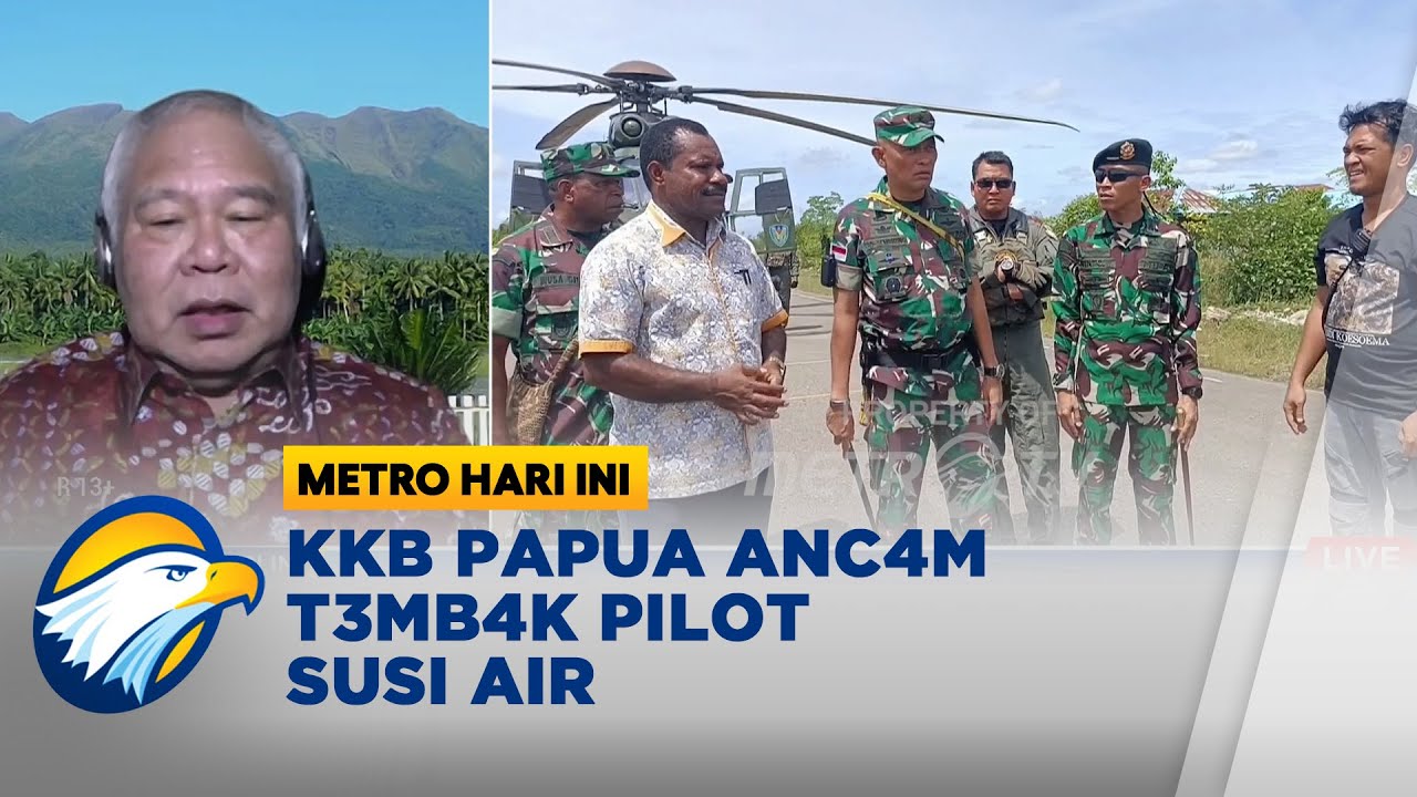 KKB Papua Ancam Temb4k Pilot Susi Air Jika Tak Ada Dialog Papua Merdeka